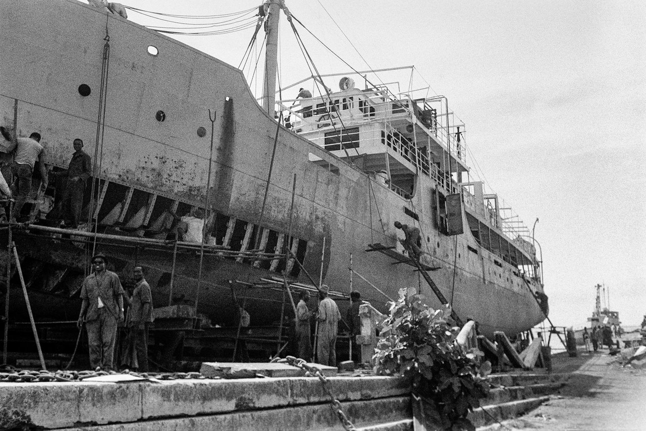022 Cantiere navale, Dakar, Senegal, 1970