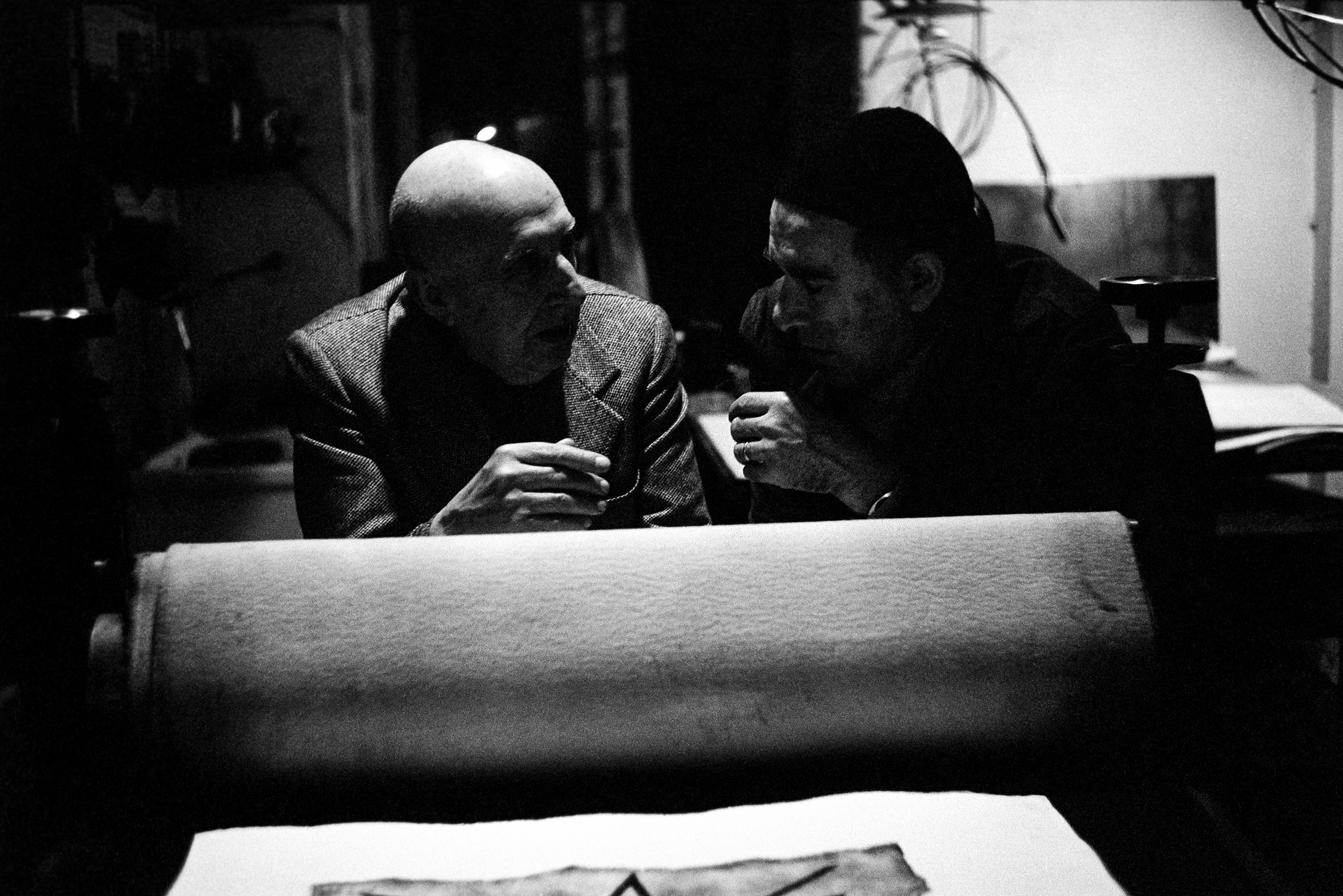 ARTISTI - 9 – Fausto Melotti e Nino Franchina, Milano, anni ‘70